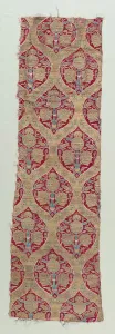 Silk and Gold Brocade Fragments, 1600-1650. Creator: Unknown