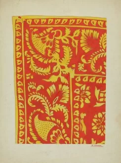 Neckerchief Collection: Silk Kerchief, c. 1937. Creator: Percival Jenner