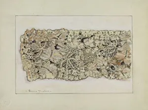 Truelson Florence Prints: Silk Lace, c. 1937. Creator: Florence Truelson