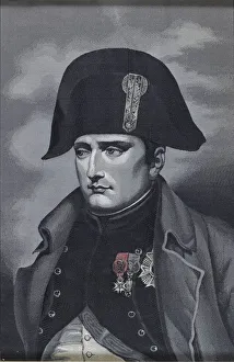 Silk Weaving Portrait of Emperor Napoleon I Bonaparte (1769-1821). Artist: Anonymous