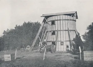 H Clive Prints: A Silo, near Mildura, Victoria, 1923. Creator: Unknown