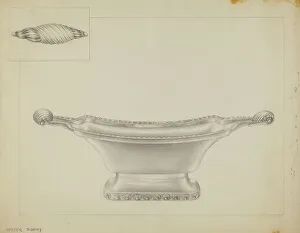 Silver Bowl, 1935/1942. Creator: Hester Duany