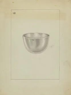 Silver Bowl, 1935/1942. Creator: Michael Fenga