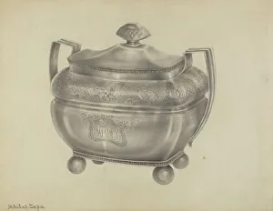 Nicholas Zupa Prints: Silver Bowl, 1935/1942. Creator: Nicholas Zupa