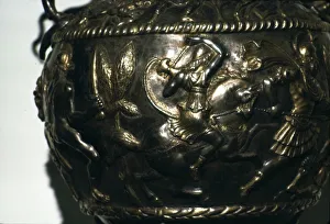 Silver Bowl from a Sarmatian Tomb, 4th-5th century