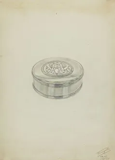 Silver Box, 1936. Creator: Frank Fumagalli