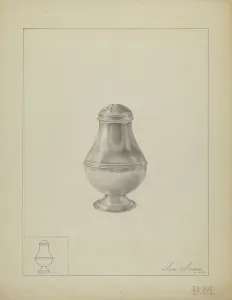 Caster Prints: Silver Caster, 1936. Creator: Louis Annino