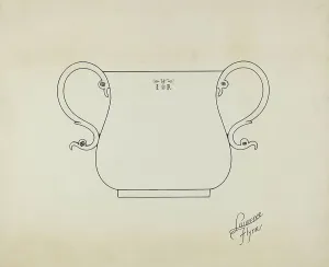 Silver Caudle Cup, 1935/1942. Creator: Lawrence Flynn