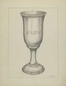 Holloway Thomas Prints: Silver Chalice, 1935/1942. Creator: Thomas Holloway