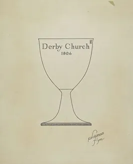 Flynn Lawrence Prints: Silver Chalice, c. 1936. Creator: Lawrence Flynn