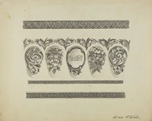Paul Ward Prints: Silver Christening Bowl, 1940. Creator: Paul Ward