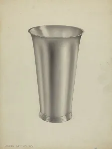 Communion Prints: Silver Communion Cup, 1935/1942. Creator: Aaron Fastovsky
