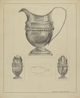 Francis Law Durand Prints: Silver Creamer, 1935/1942. Creator: Francis Law Durand