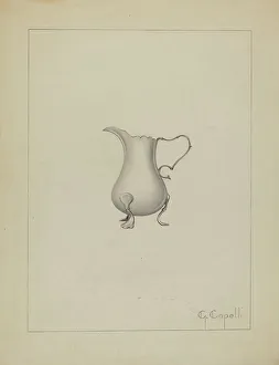 Capelli Giacinto Prints: Silver Creamer, 1935/1942. Creator: Giacinto Capelli