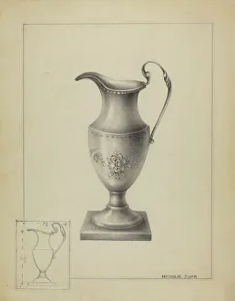 Nicholas Zupa Prints: Silver Creamer, 1936. Creator: Nicholas Zupa