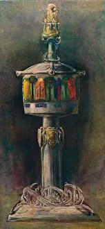 Silver Cup with Bassetaille Enamels, 1903. Artist: Alexander Fisher