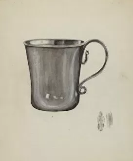 Cecily Edwards Gallery: Silver Cup, c. 1936. Creator: Cecily Edwards