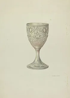 Edward Jewett Prints: Silver Cup, c. 1938. Creator: Edward Jewett