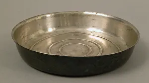 Gaul Prints: Silver Dish, Late Roman, 3rd century. Creator: Unknown