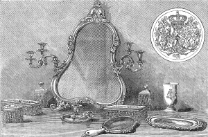 Boxes Prints: Silver dressing-table articles presented by Prince & Princess Christian of Schleswig-Holstein