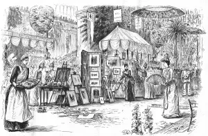 Artwork Collection: The 'Silver Fete'at the Anglo-Danish Exhibition in aid of the Victoria Hospital for Children