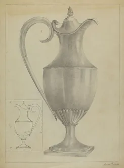 Louis Annino Prints: Silver Flagon, 1935/1942. Creator: Louis Annino
