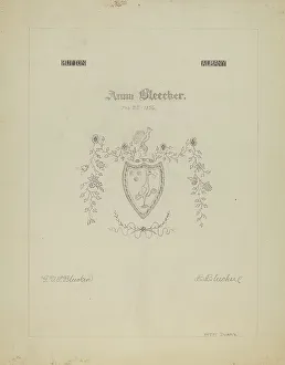 Sketching Prints: Silver Flagon, c. 1936. Creator: Hester Duany