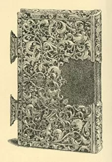 Book Cover Gallery: Silver gilt book cover, (1881). Creator: W Jones