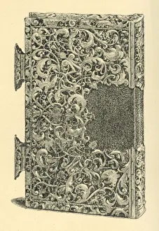 Book Cover Gallery: Silver gilt book cover, (1881). Creator: W Jones