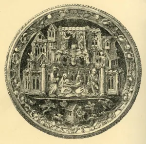 Fastening Prints: Silver Gilt Morse, mid 15th century?, (1881). Creator: John Watkins