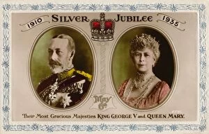 Patriotism Collection: Silver Jubilee 1910-1935, May 6th - King George V and Queen Mary, 1935. Creator: Unknown