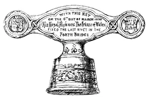William Arrol Prints: Silver key used by the Prince of Wales in finishing the Forth Bridge