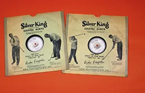 Silver King Golfing Hints, instructional records, late 1930s