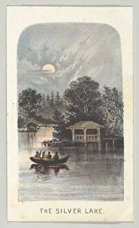 Boating Collection: The Silver Lake, from the series, Views in Central Park, New York, Part 2, 1864