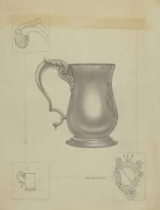 Hans Westendorff Prints: Silver Mug, c. 1936. Creator: Hans Westendorff