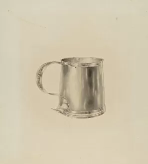 Beer Mug Gallery: Silver Mug, c. 1938. Creator: Hester Duany