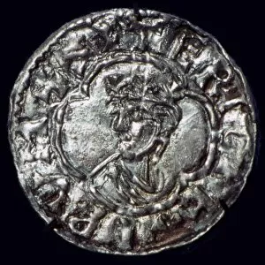 Silver penny of the Irish King Sigtrygg Silkbeard