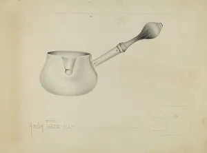 Silver Pipkin, 1936. Creator: Amelia Tuccio