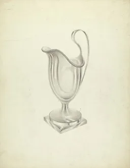 Silver Pitcher, 1935/1942. Creator: Unknown