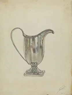 Frank Fumagalli Prints: Silver Pitcher, 1936. Creator: Frank Fumagalli