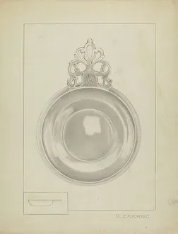 Silver Porringer, 1935/1942. Creator: Vincent Carano