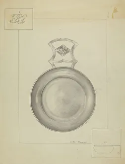Silver Porringer, 1936. Creator: Hester Duany