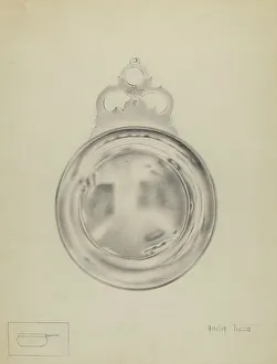 Tuccio Amelia Prints: Silver Porringer, c. 1936. Creator: Amelia Tuccio