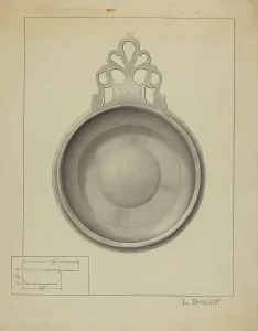 Drozdoff Leo Prints: Silver Porringer, c. 1936. Creator: Leo Drozdoff