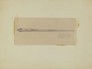 Silver Skewer, c. 1936. Creator: Margaret Knapp