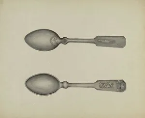 Silver Spoon, 1935/1942. Creator: Florence Stevenson