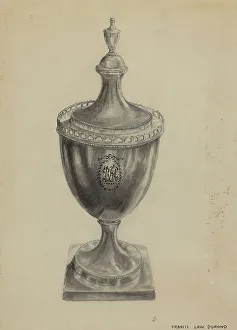 Francis Law Durand Prints: Silver Sugar Bowl, 1935/1942. Creator: Francis Law Durand