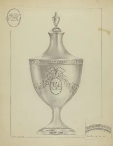 Silver Sugar Bowl, c. 1937. Creator: Hester Duany