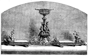 Trade Fair Prints: Silver surtout of the Duke of Magenta