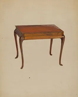 Silver Table (Tea?), 1935 / 1942. Creator: Meyer Goldbaum